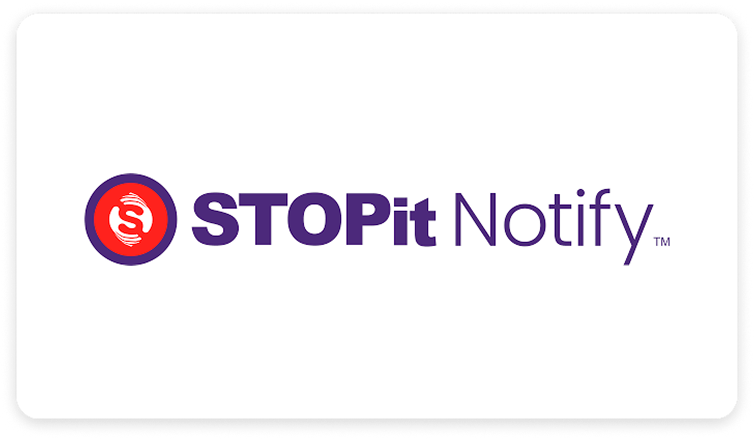 STOPit Notify logo.