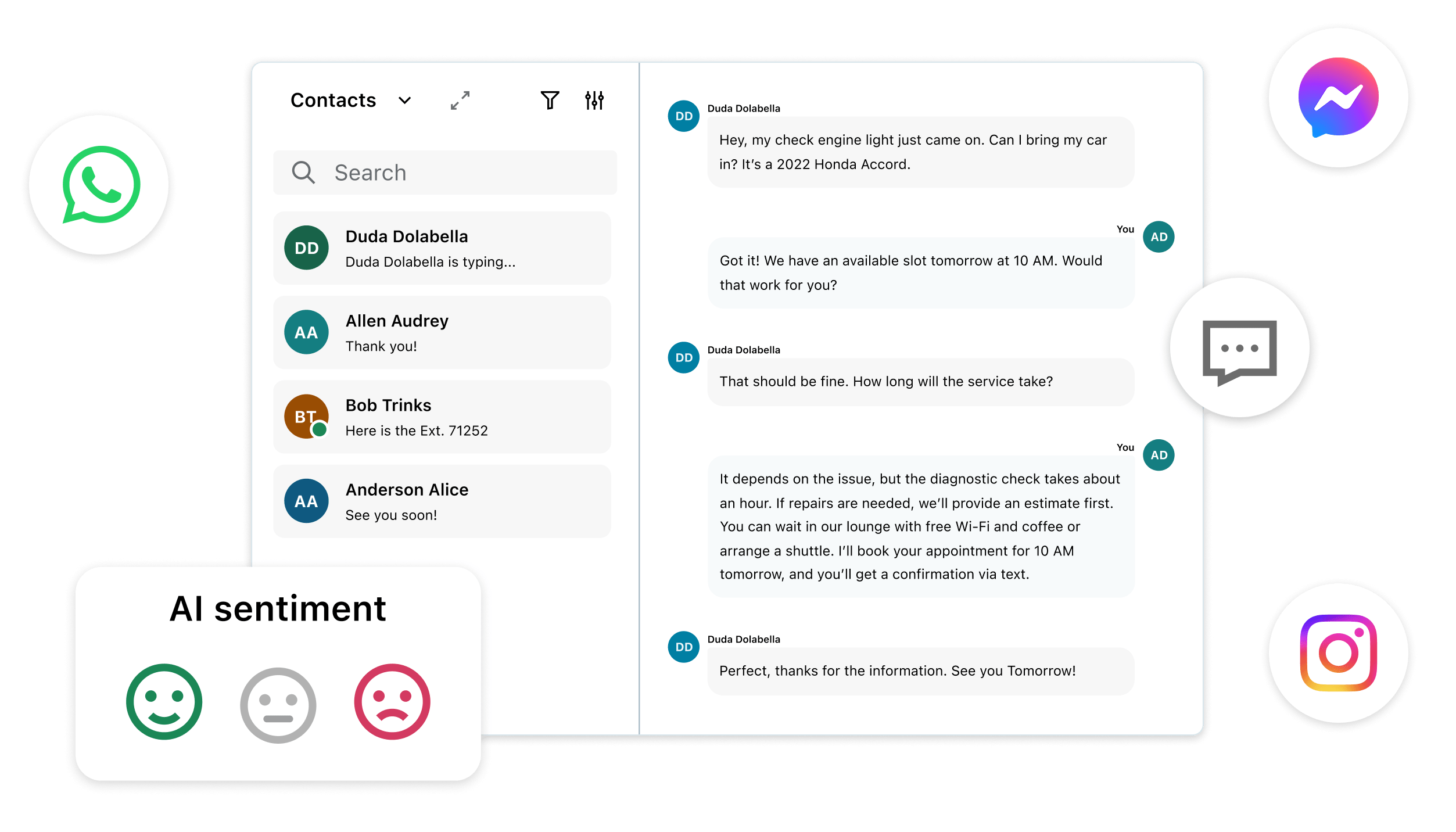 Deliver great customer experiences across every channel with GoTo Connect with monitor sentiment.
