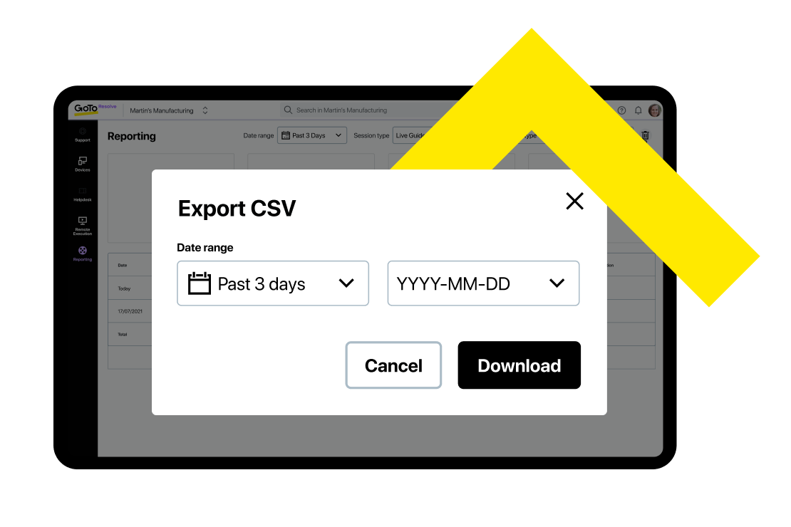 Neem supportsessies automatisch op, zodat u een gedetailleerde kopie heeft van wat er getoond of gezegd werd tijdens een chatsessie.
