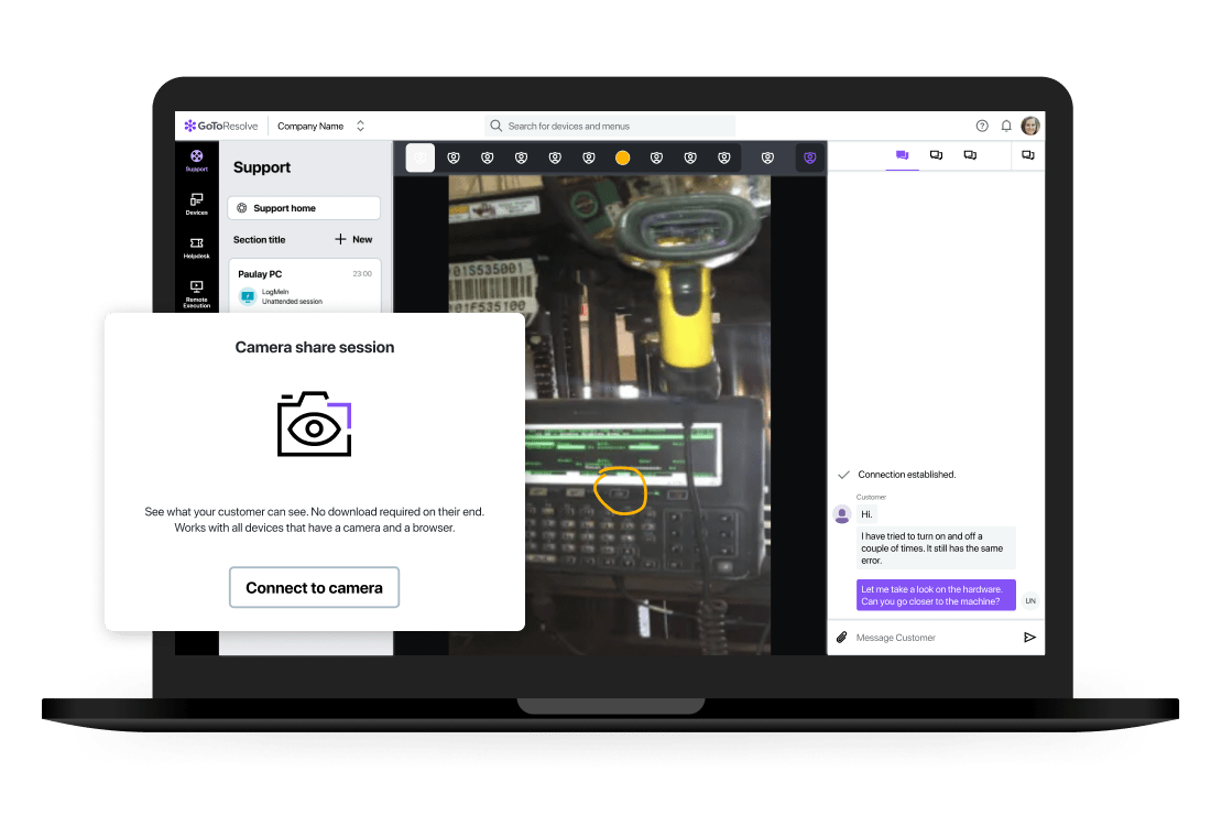 Visual engagement tools from GoTo help fix just about anything and provides solutions for customers and employees.